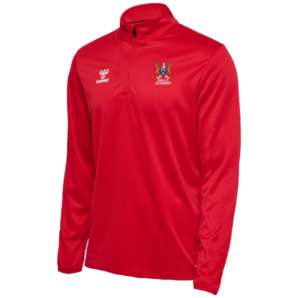 Ards FC Academy Hummel Red Quarter Zip Youth